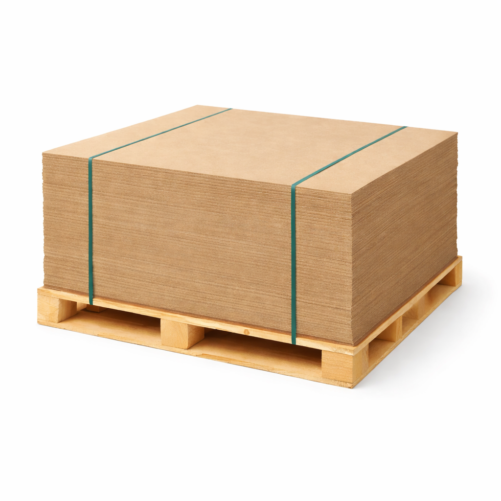 Natural Kraft Tier Sheets – 40″ × 48″ (2500/Skid)